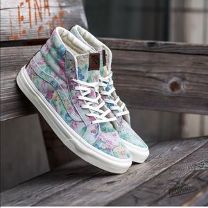 Vans SK8-HI Slim Floral Suede